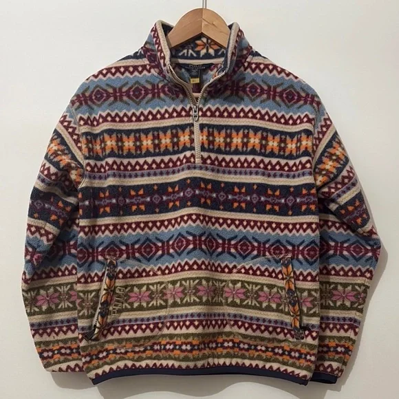 Polo Ralph Lauren Girls Fleece Half Zip Pullover - Picture 2 of 6